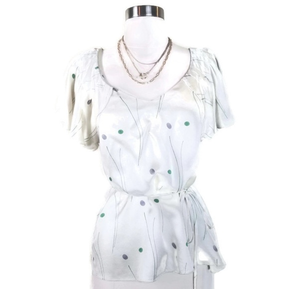 Anthropologie Tops - Anthropologie | HD in Paris Silk Polka Dot
